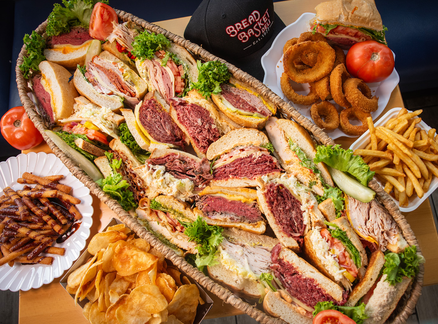 The famous assorted sandwich tray